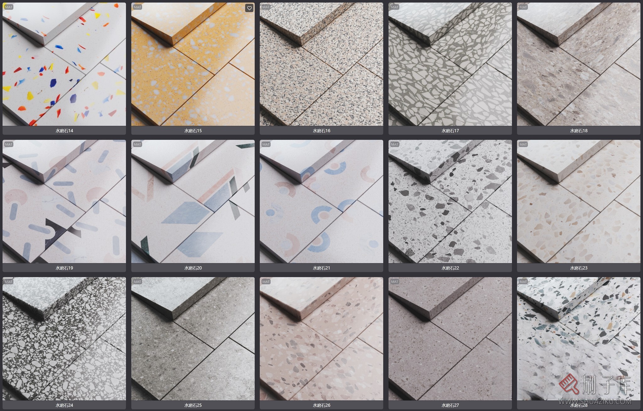 图片[12]-178个高品质石材corona材质-刷子库