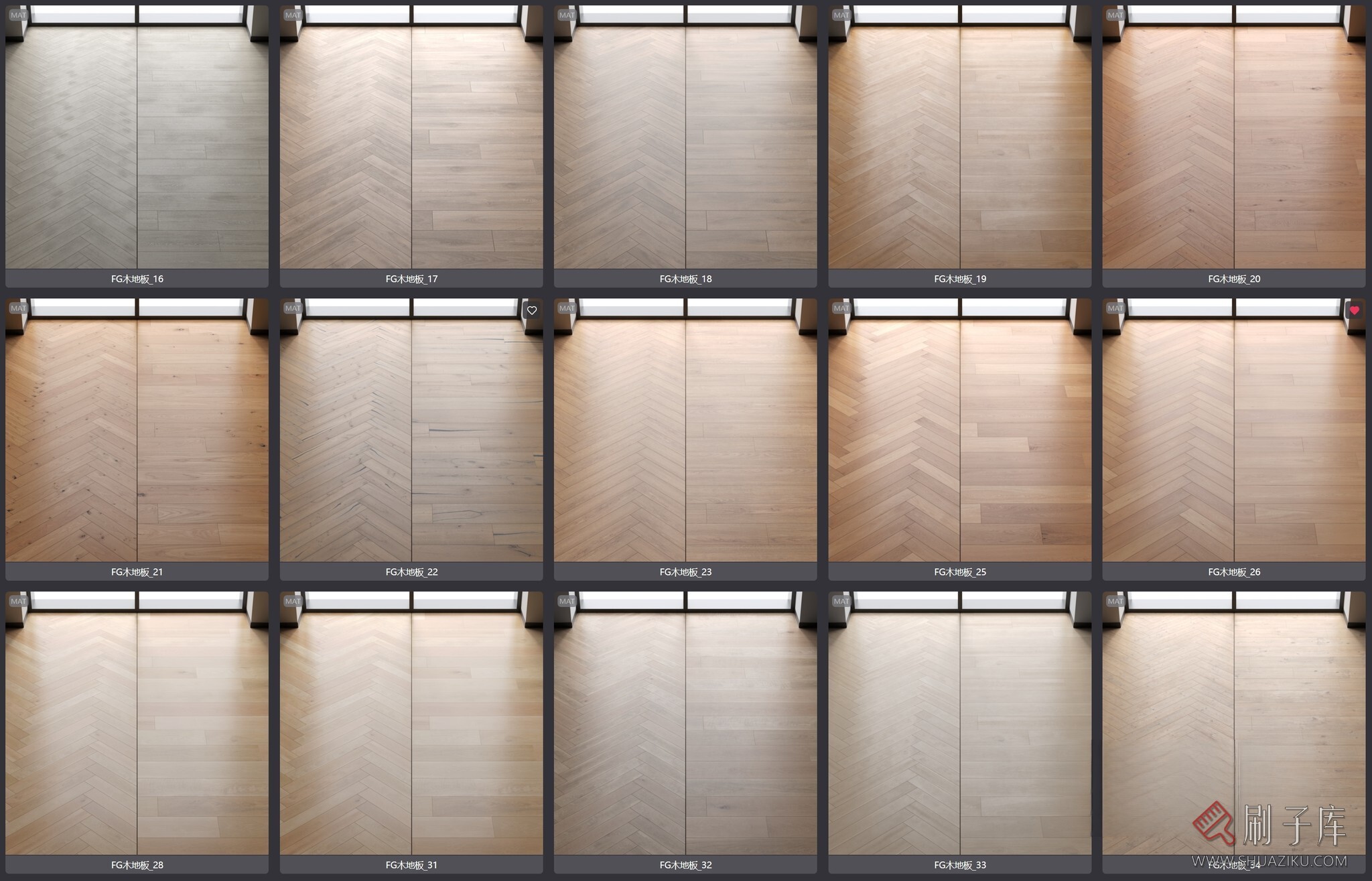 图片[2]-35个高品质FG木地板corona材质-刷子库