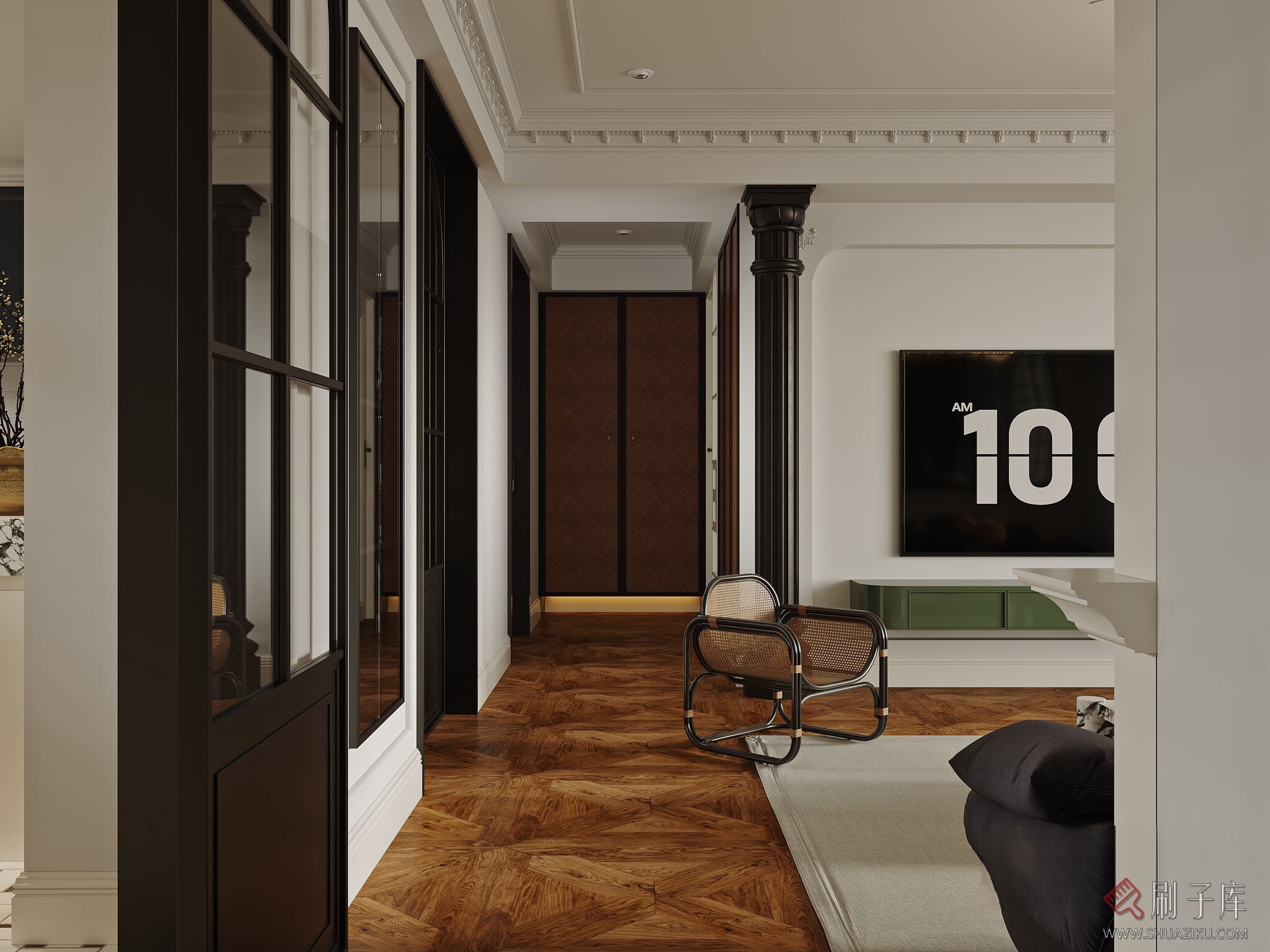 图片[5]-法式客餐厅3d写实模型-刷子库