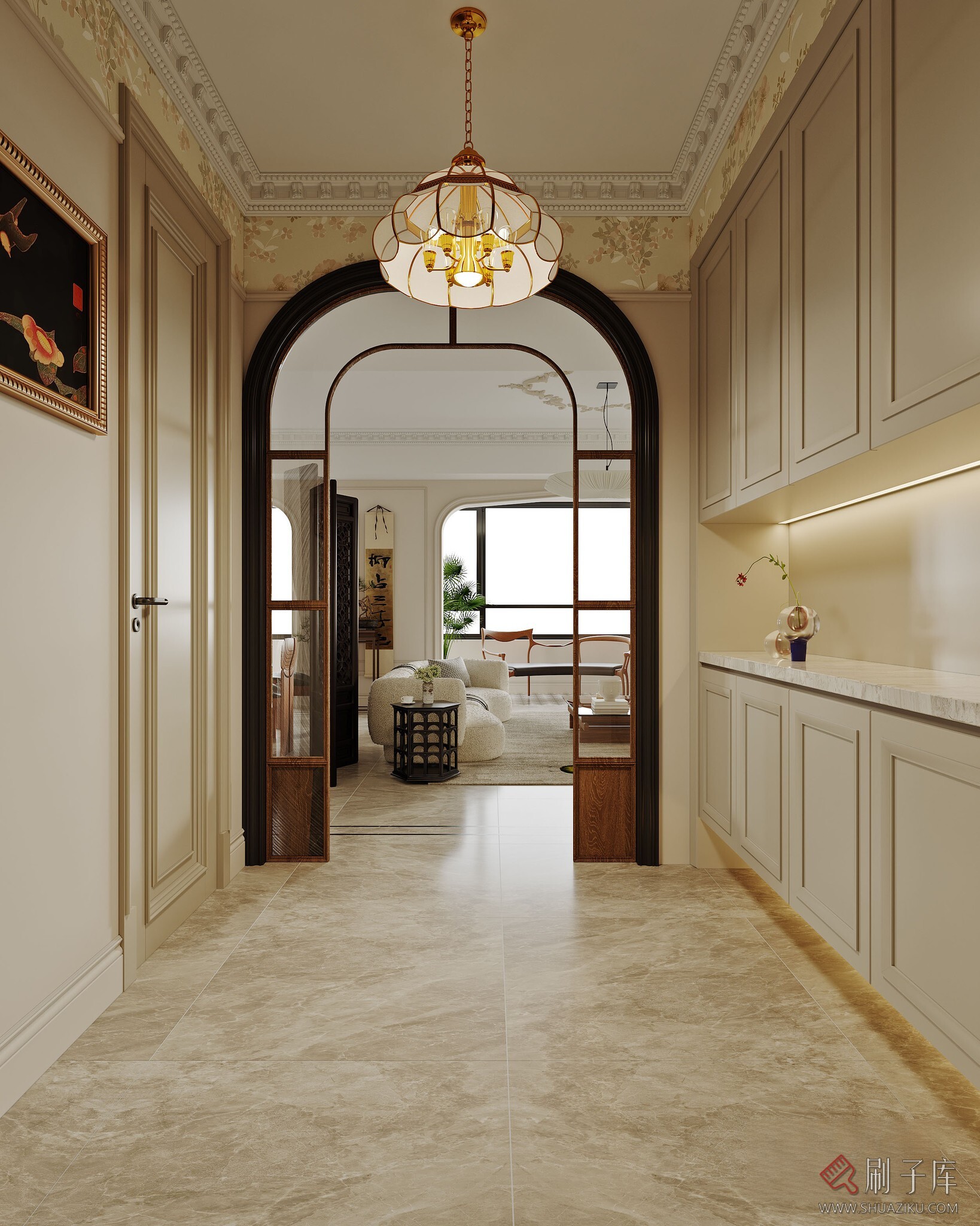 图片[7]-中古混搭风客餐厅写实3d模型-刷子库