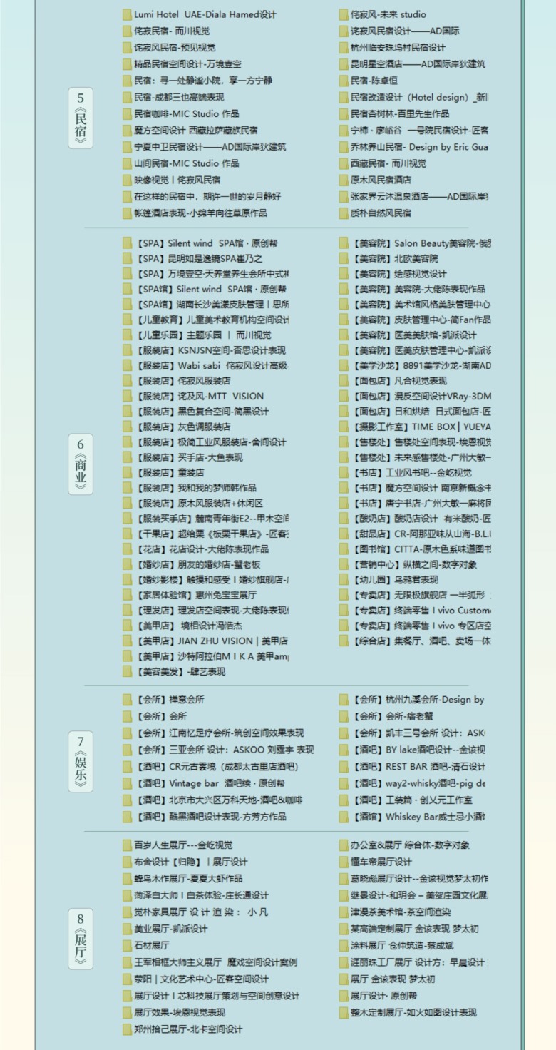 2023高清效果图大全107GB 全高清无水印可直接打印出图 部分带3D模型施工图-9