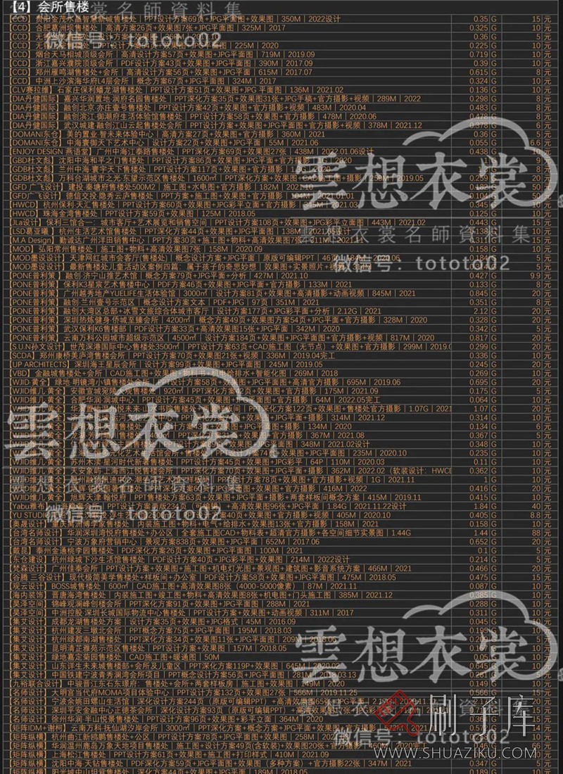 云想衣裳名师资料合集2TB（硬装+软装）室内设计必备资料-30