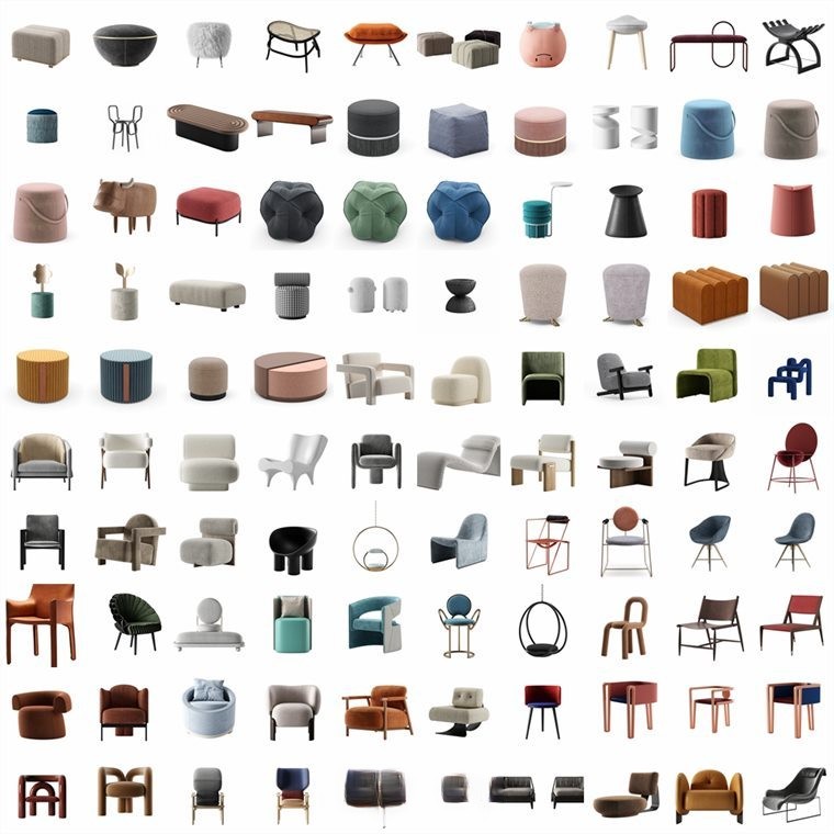 图片[4]-1881张家装空间软装白底单体高清图集-刷子库