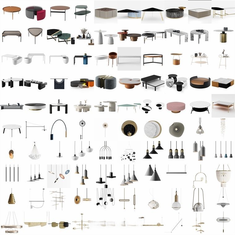 图片[12]-1881张家装空间软装白底单体高清图集-刷子库