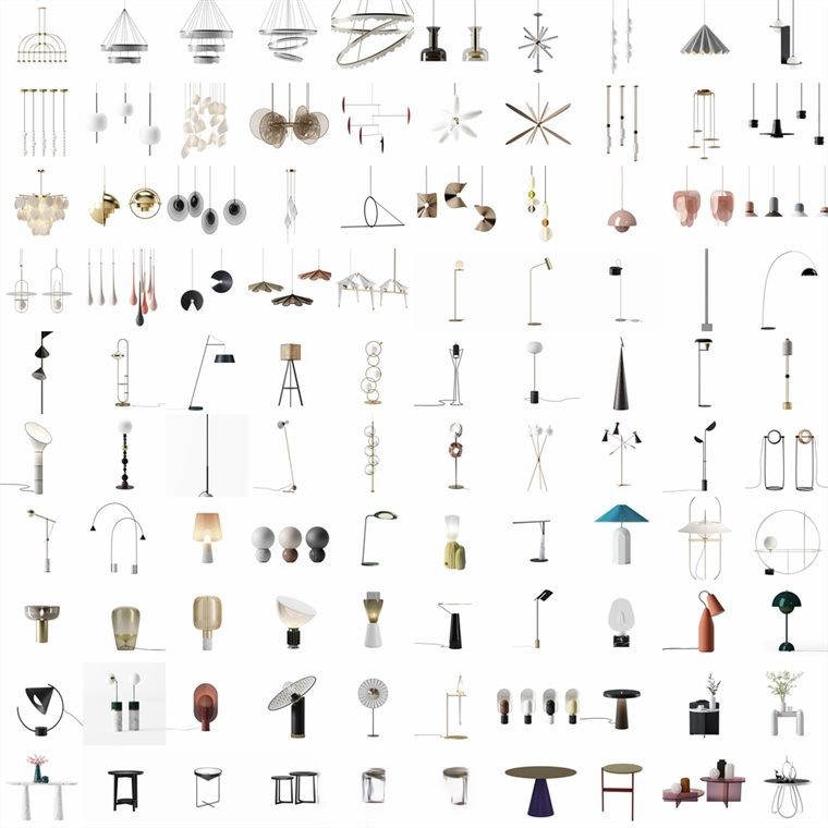 图片[13]-1881张家装空间软装白底单体高清图集-刷子库