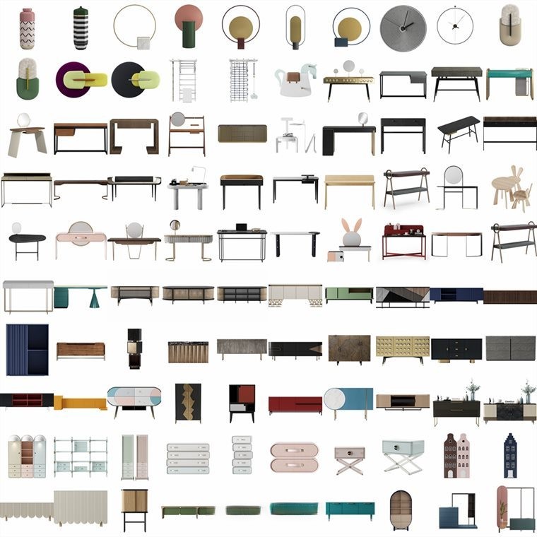 图片[15]-1881张家装空间软装白底单体高清图集-刷子库