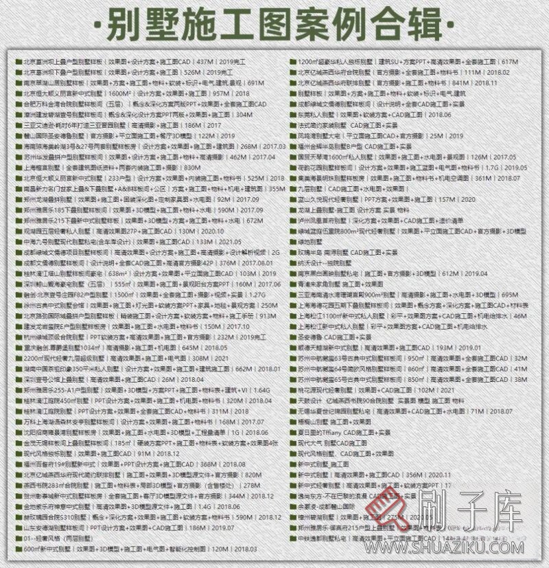 图片[2]-2023年顶级设计公司《家装空间施工图案例合辑》-刷子库