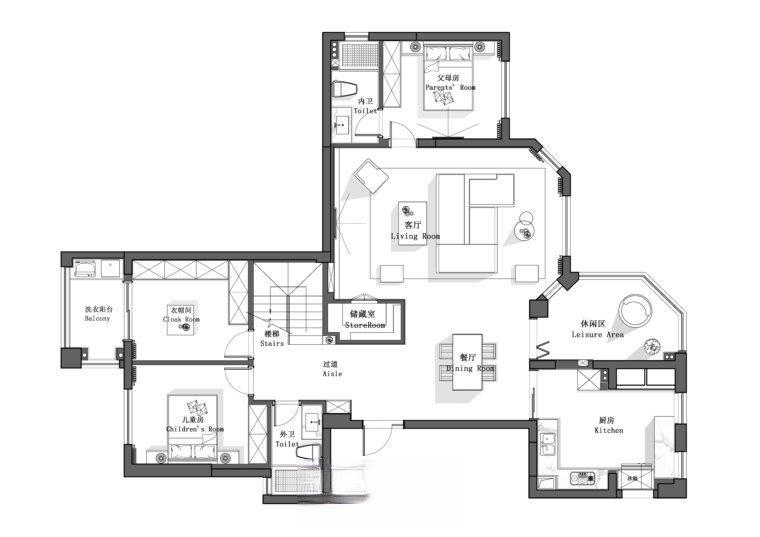 图片[6]-2023精选简约风格家装空间设计案例高清图集-刷子库