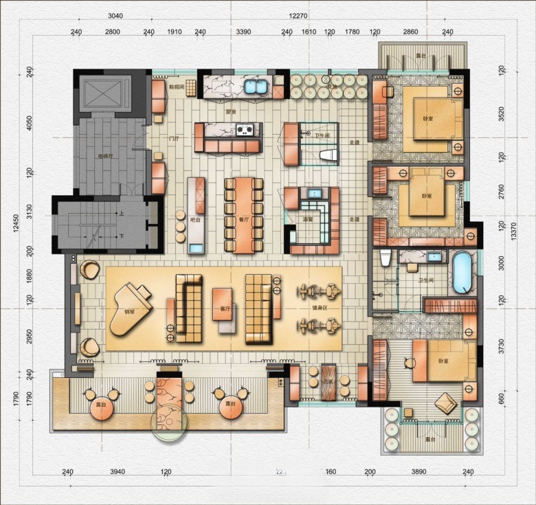图片[6]-2023大平层精选户型优化方案丨CAD源文件+PSD源文件+JPG图片-刷子库