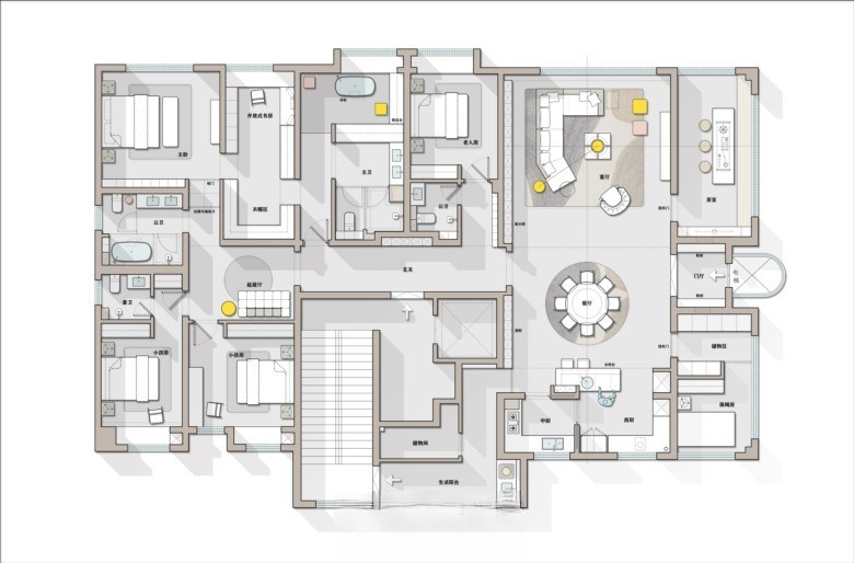 图片[8]-2023大平层精选户型优化方案丨CAD源文件+PSD源文件+JPG图片-刷子库