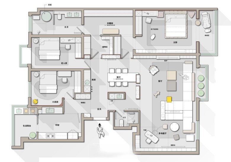 图片[13]-2023大平层精选户型优化方案丨CAD源文件+PSD源文件+JPG图片-刷子库