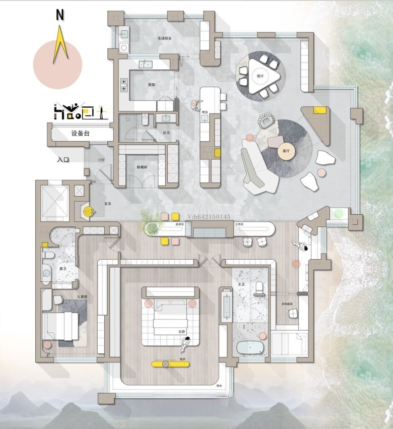 图片[18]-2023大平层精选户型优化方案丨CAD源文件+PSD源文件+JPG图片-刷子库