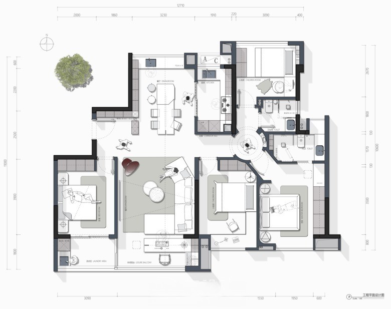 图片[24]-2023中小户型精选户型优化方案丨CAD源文件+PSD源文件+JPG图片-刷子库
