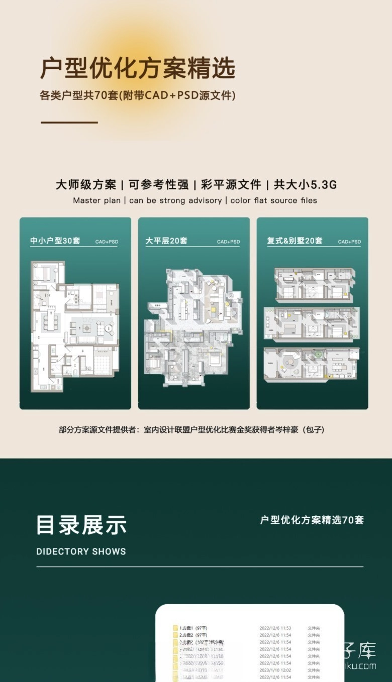 图片[1]-2023户型优化方案精选70套（带CAD+PSD源文件）-刷子库