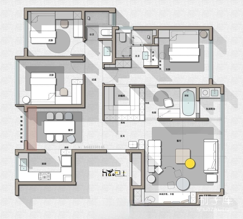 图片[55]-2023户型优化方案精选70套（带CAD+PSD源文件）-刷子库