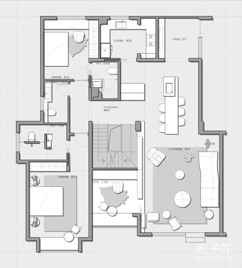 图片[6]-2023户型优化方案精选70套（带CAD+PSD源文件）-刷子库
