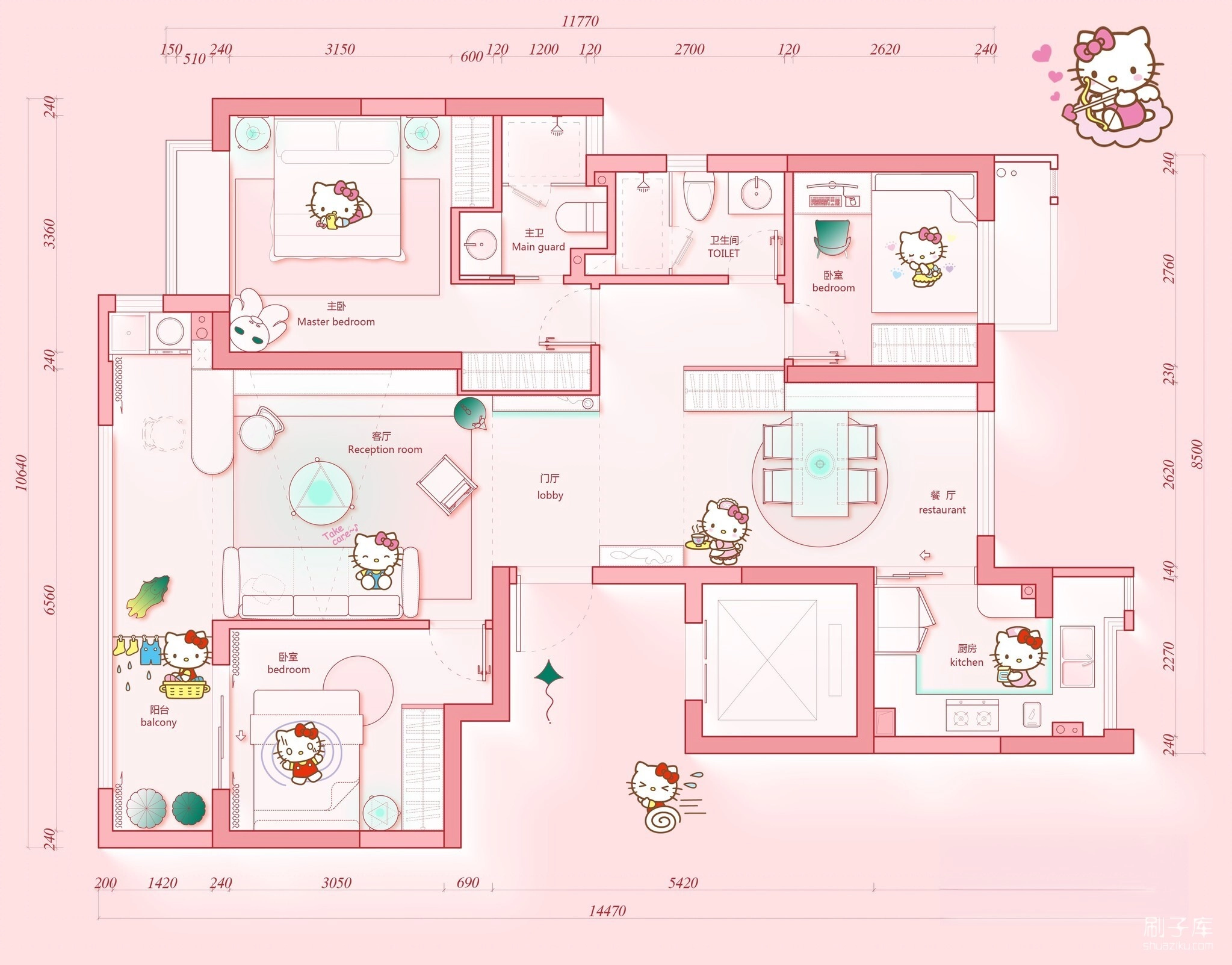 图片[2]-卡哇伊风格彩平图素材-刷子库