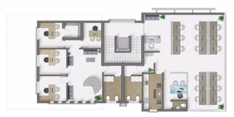 工装空间平面布局方案合辑-2