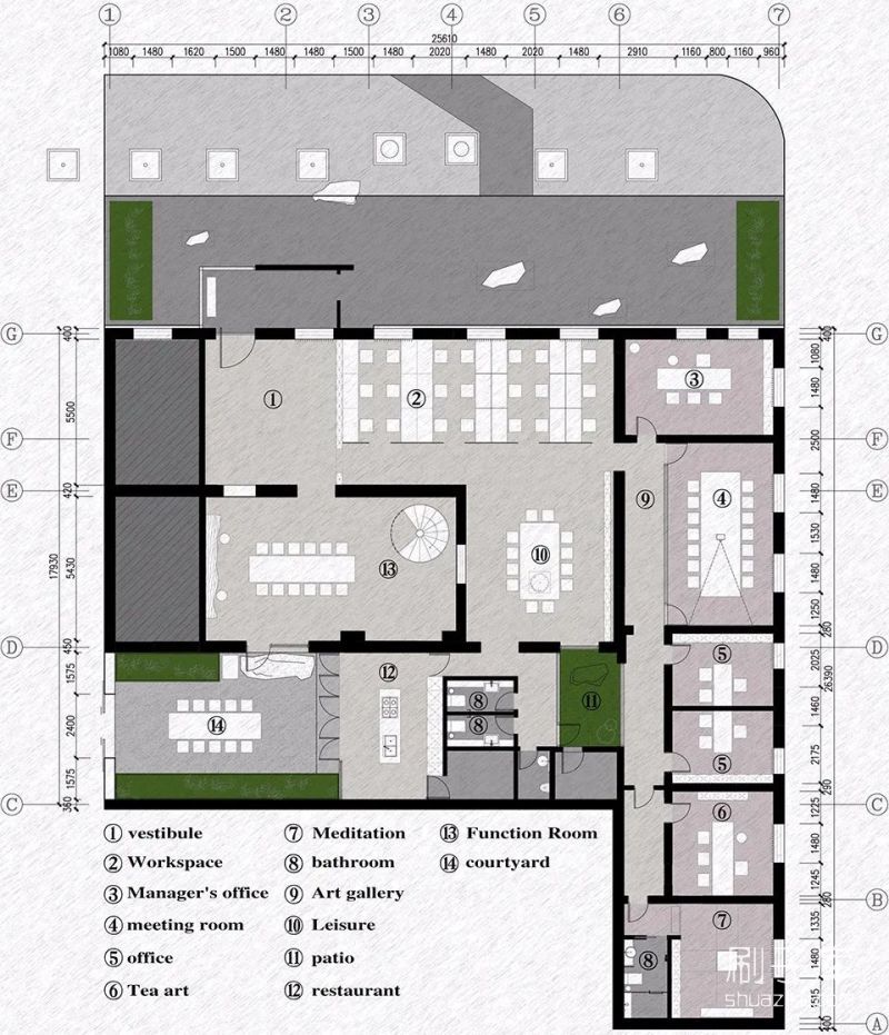 工装空间平面布局方案合辑-11