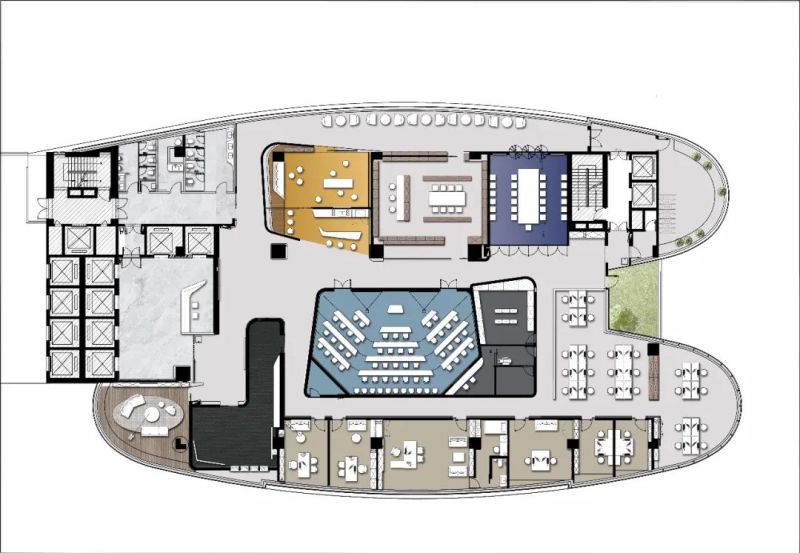 工装空间平面布局方案合辑-19
