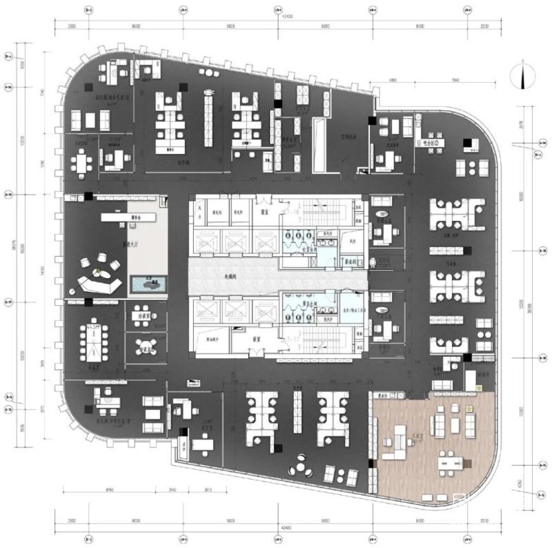 工装空间平面布局方案合辑-16