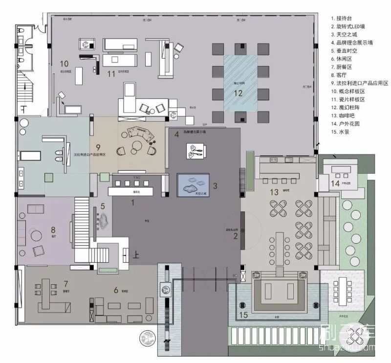 工装空间平面布局方案合辑-22