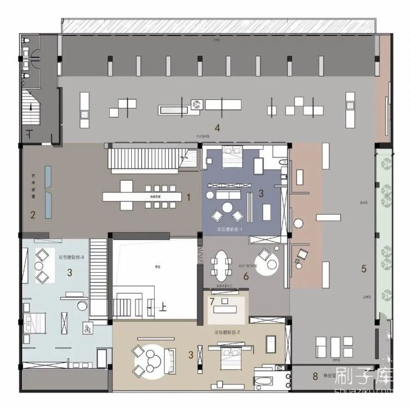 工装空间平面布局方案合辑-21