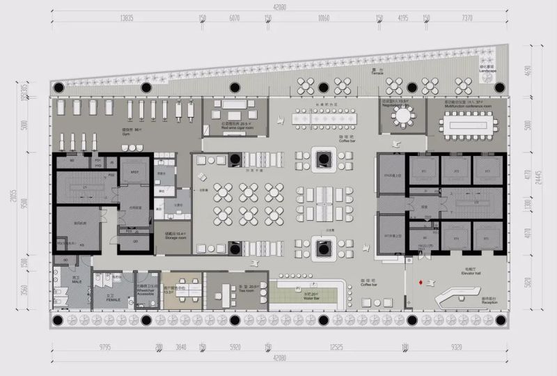 工装空间平面布局方案合辑-45