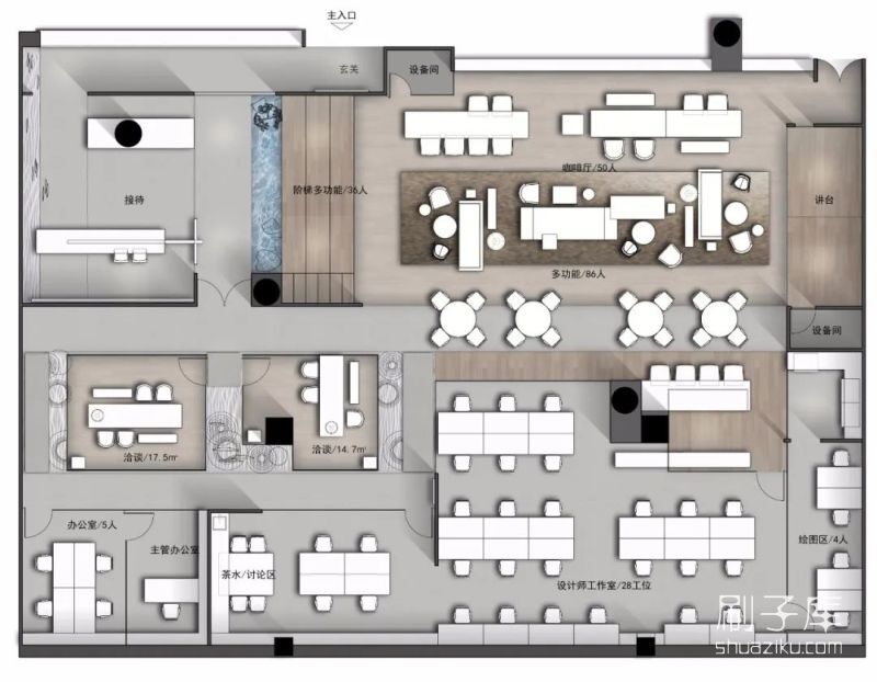 工装空间平面布局方案合辑-55