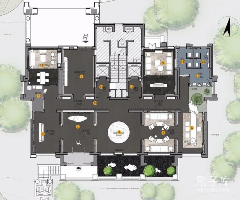 工装空间平面布局方案合辑-84