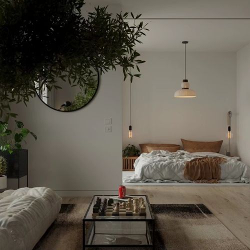 单身公寓3D模型-刷子库