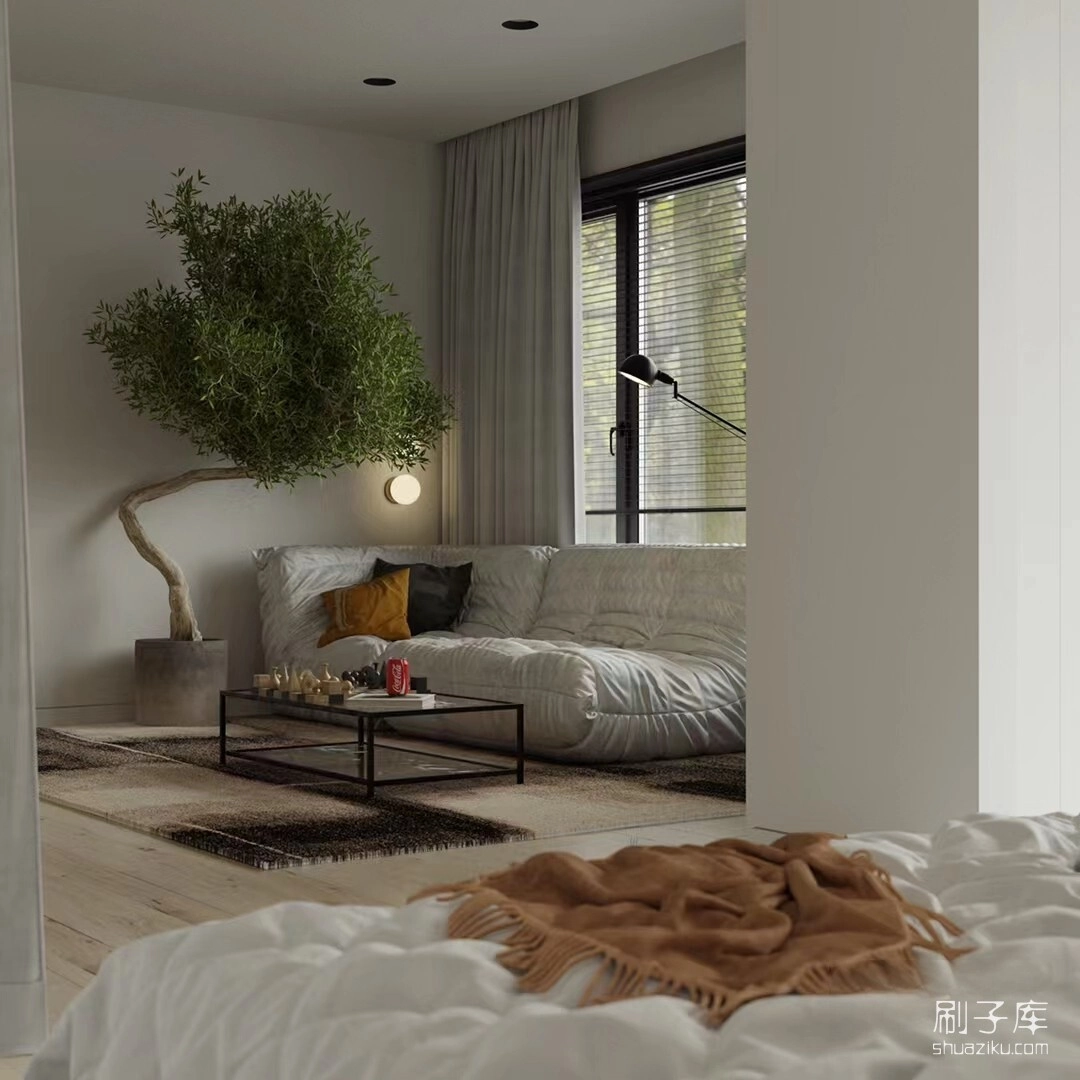 图片[2]-单身公寓3D模型-刷子库