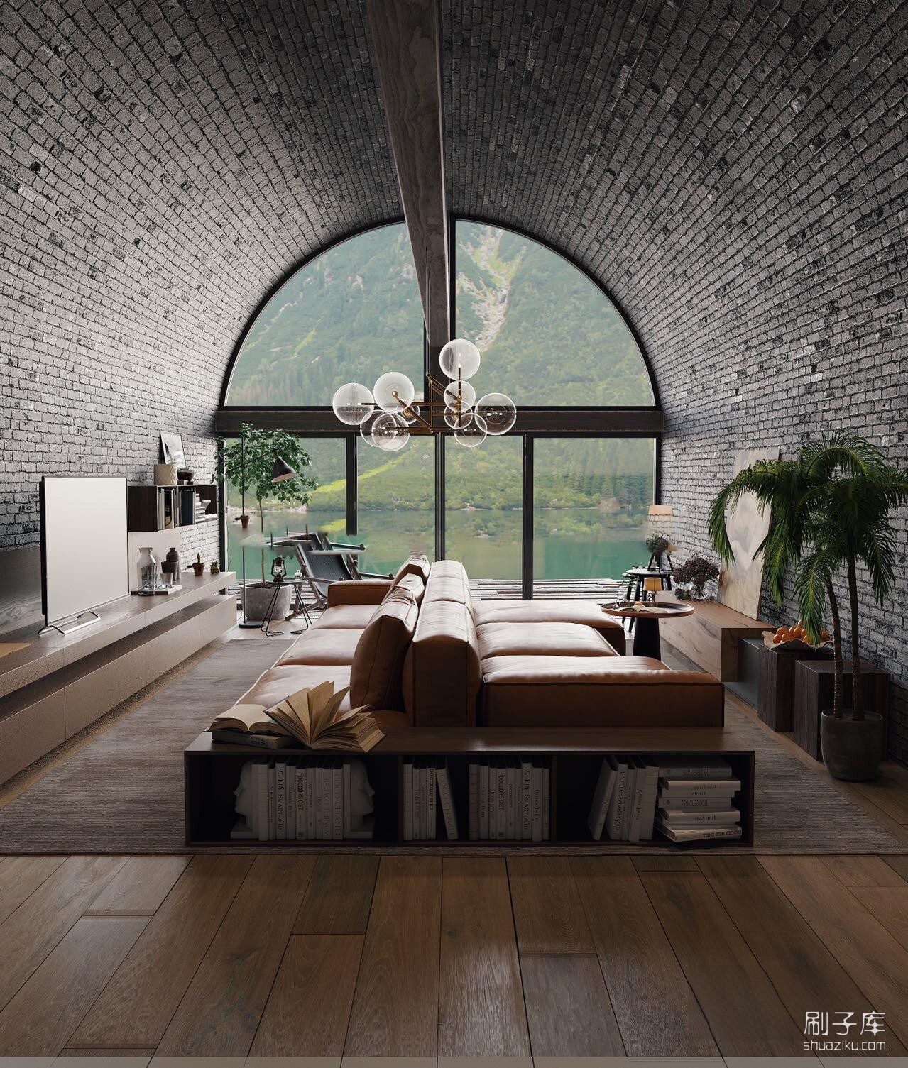 图片[3]-湖边小屋3d模型-刷子库