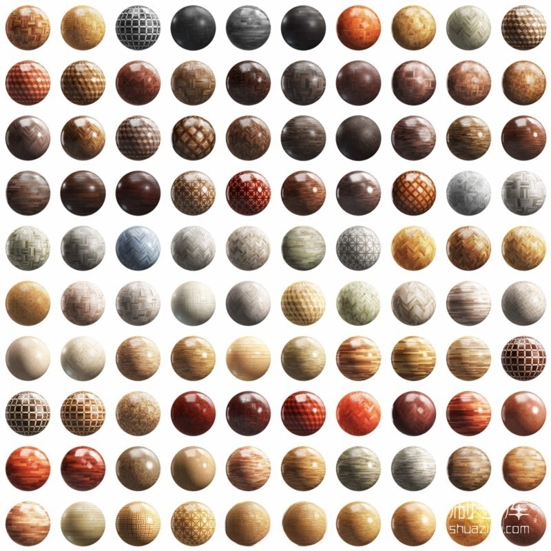 图片[2]-Sketchup草图大师6000个Enscape&Vray双材质库-刷子库