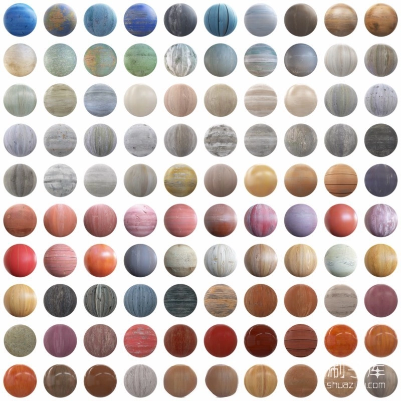 图片[10]-Sketchup草图大师6000个Enscape&Vray双材质库-刷子库