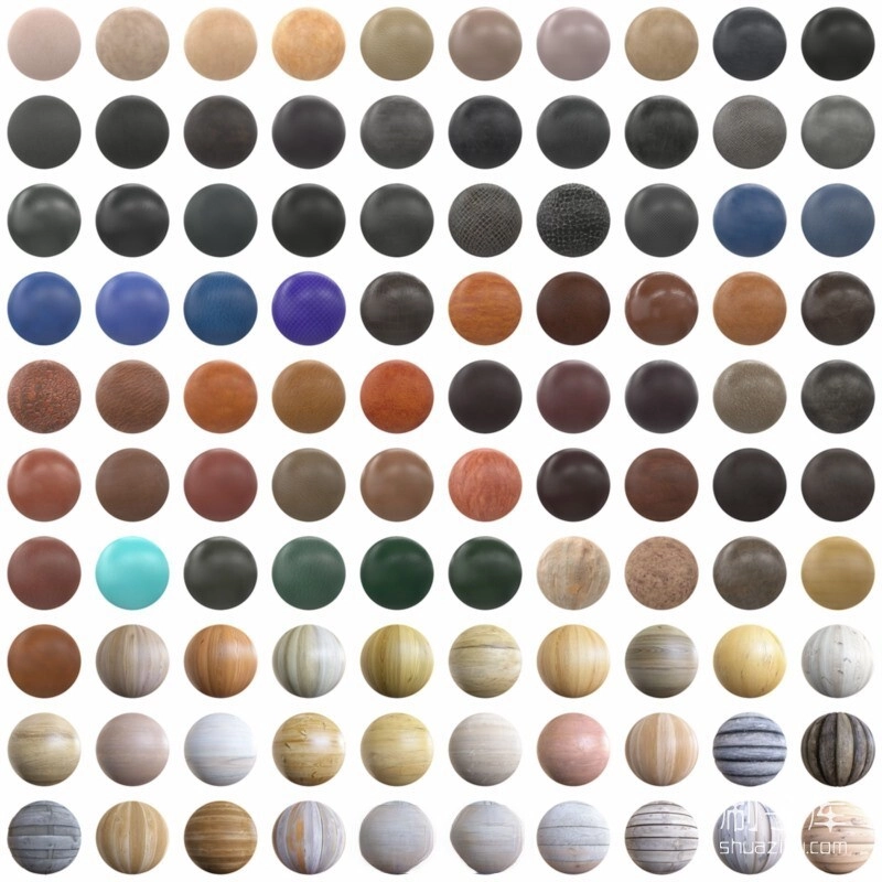 图片[9]-Sketchup草图大师6000个Enscape&Vray双材质库-刷子库