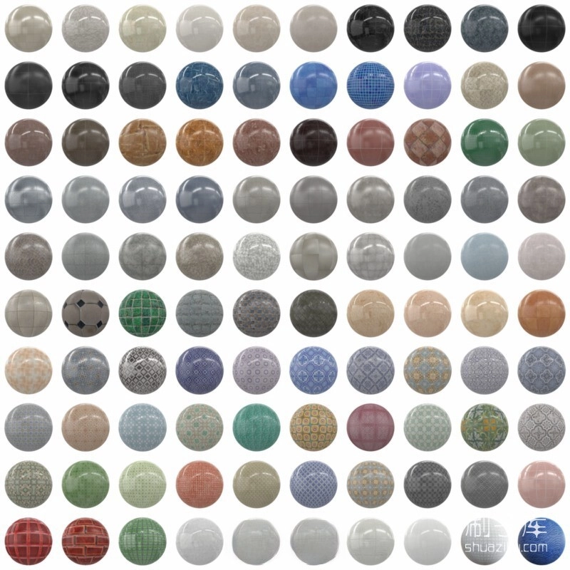 图片[16]-Sketchup草图大师6000个Enscape&Vray双材质库-刷子库