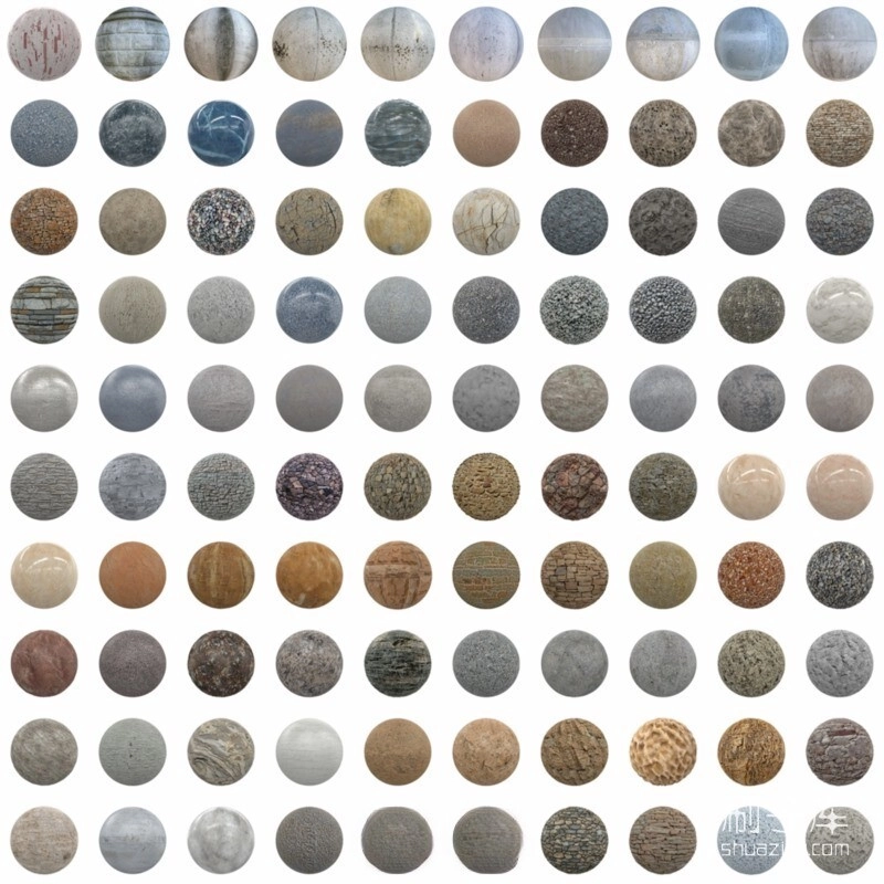 图片[14]-Sketchup草图大师6000个Enscape&Vray双材质库-刷子库