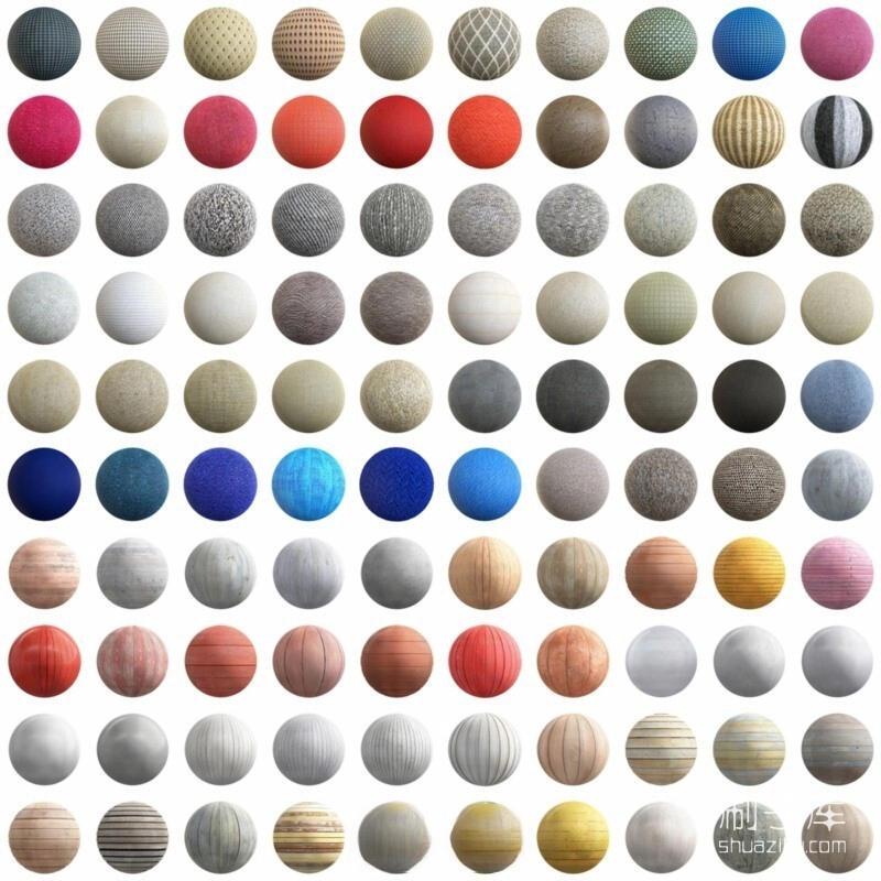 图片[17]-Sketchup草图大师6000个Enscape&Vray双材质库-刷子库