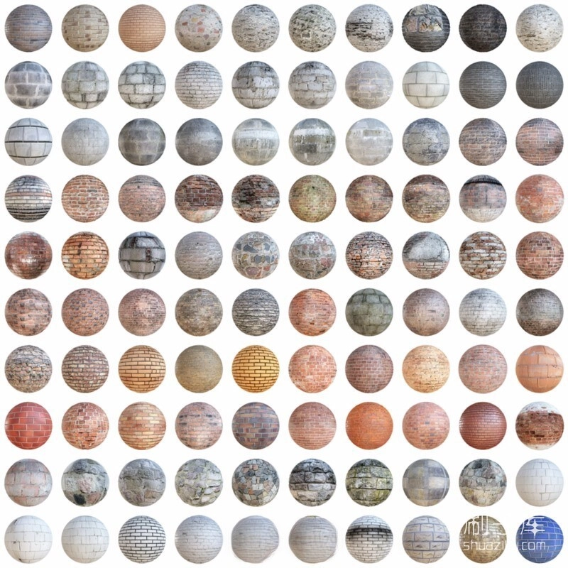 图片[21]-Sketchup草图大师6000个Enscape&Vray双材质库-刷子库