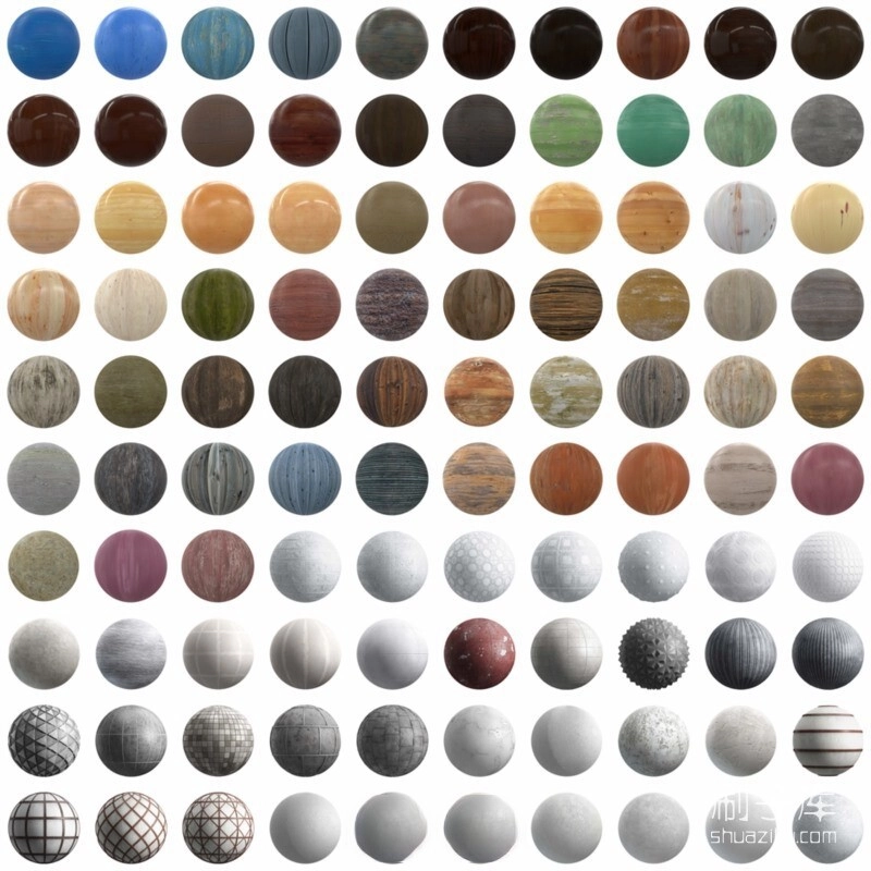 图片[19]-Sketchup草图大师6000个Enscape&Vray双材质库-刷子库