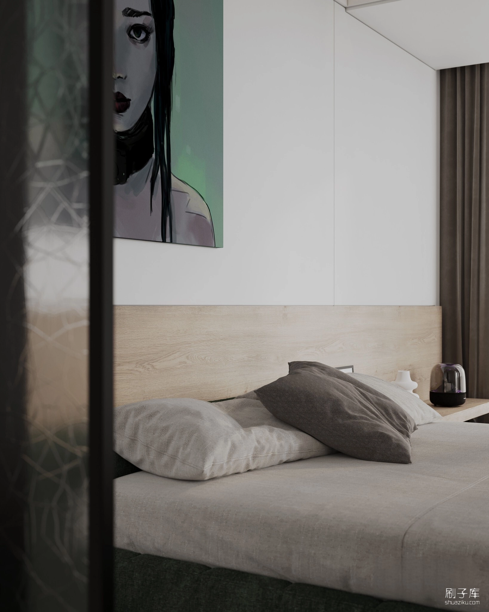 图片[2]-现代卧室3d模型-刷子库