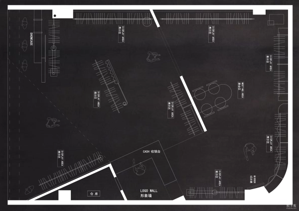 图片[10]-五十组服装店创意构思CAD平面方案合集-刷子库