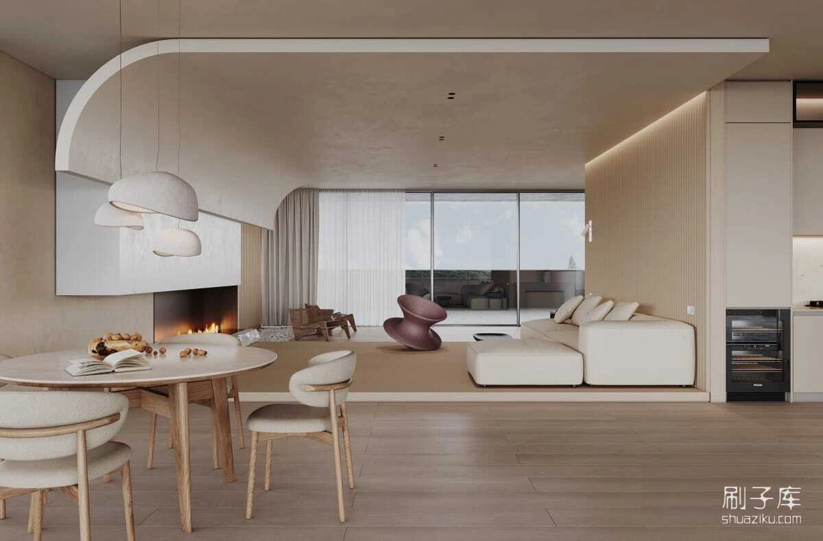 图片[2]-现代简约别墅3D模型-刷子库