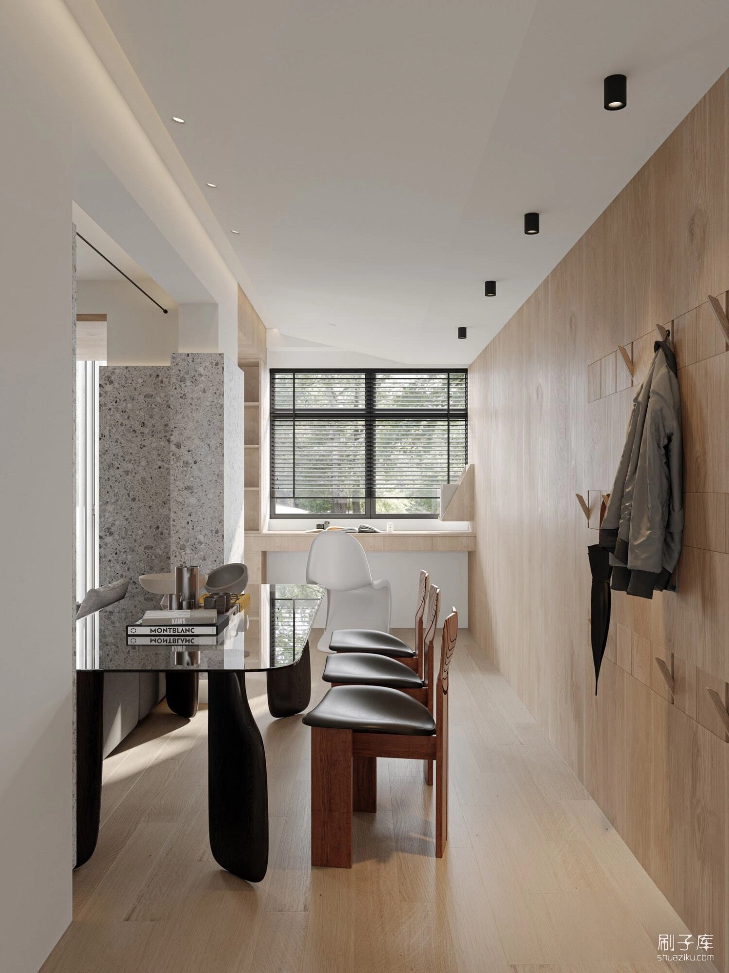 图片[5]-现代平层客餐厅3d模型-刷子库