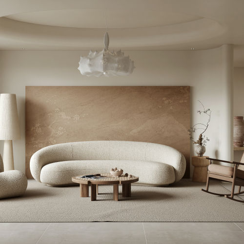 侘寂风客厅3d模型-刷子库