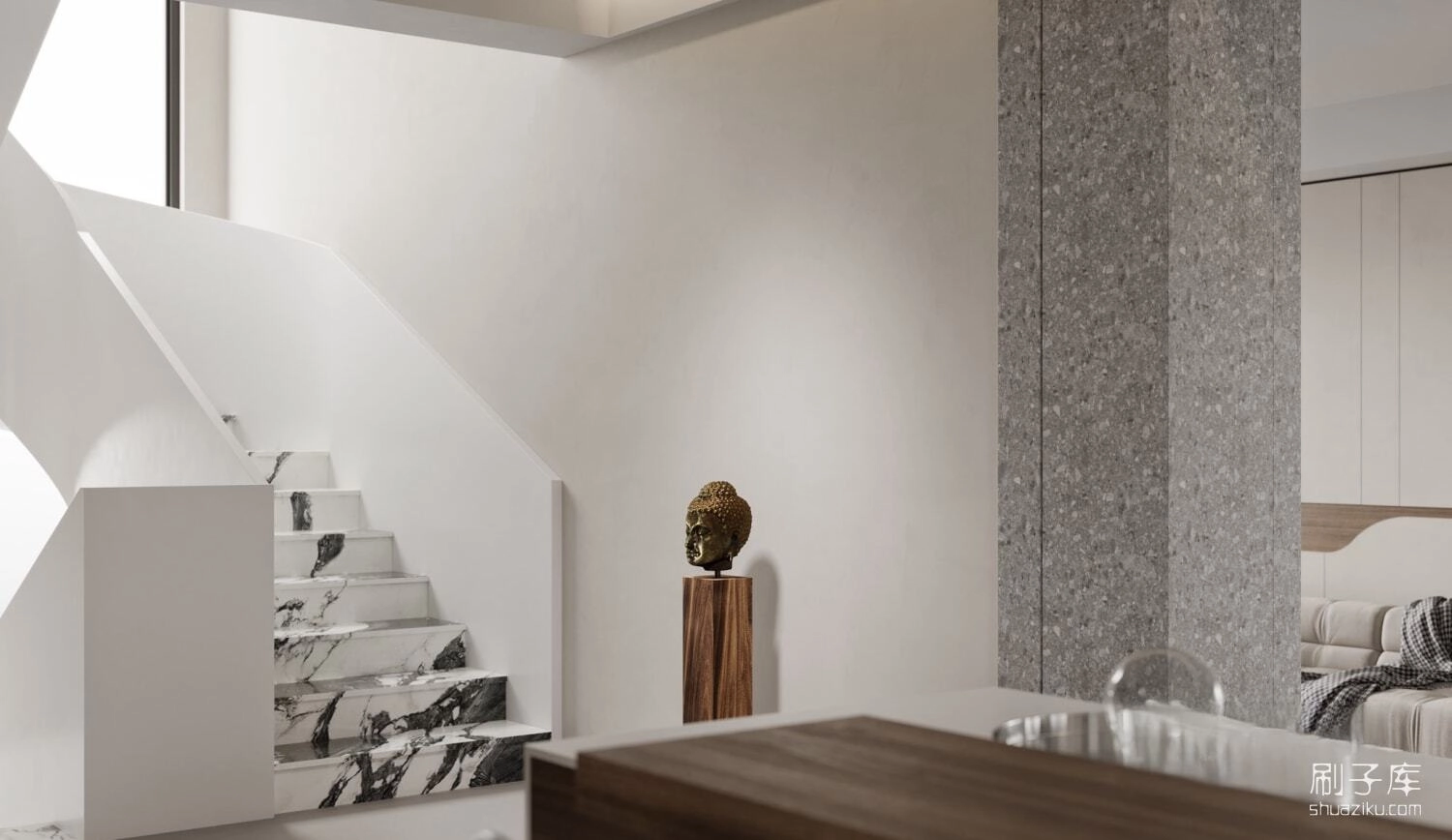 图片[6]-现代极简客餐厅3d模型-刷子库