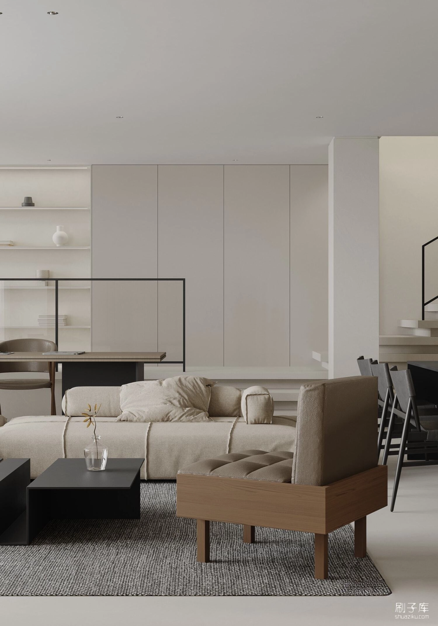 图片[6]-现代客餐厅3d模型-刷子库