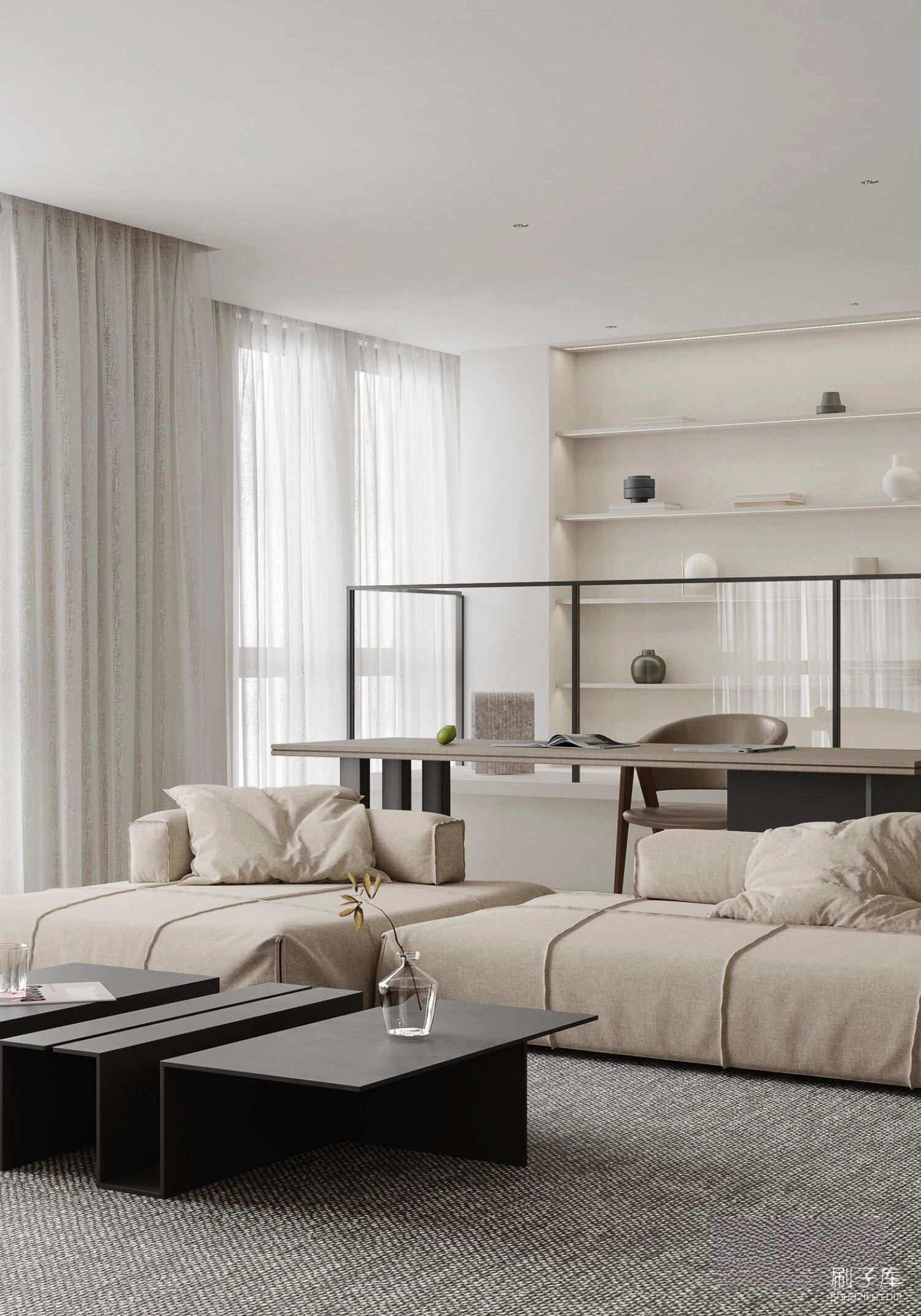 图片[9]-现代客餐厅3d模型-刷子库