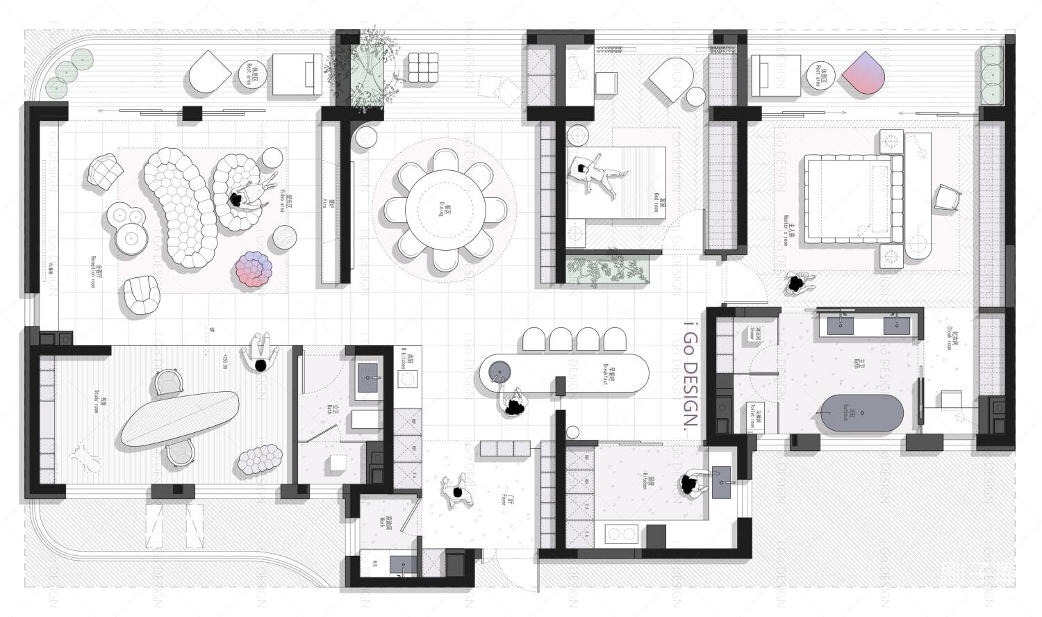 图片[4]-新作 i GO户型方案22套 | CAD源文件+PSD源文件+JPG图片-刷子库